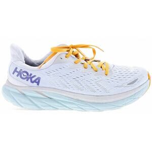 HOKA One One Clifton 8 Women 11 Running Shoes Gray/Blue Cushioned Sneakers